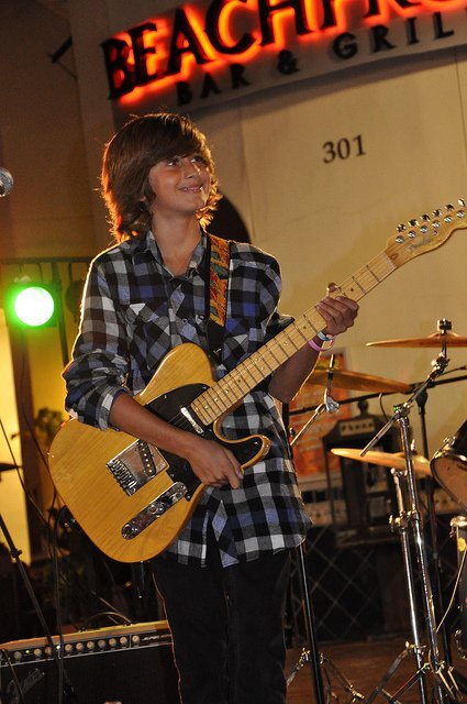 Performing at Huntington Beach Surf City Nights Certified Farmers' Market and Street Fair with his band Sweet Mojo